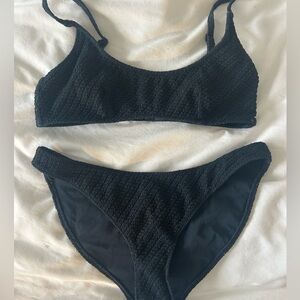 Triangl Maci black/blue bikini set size small/medium